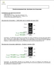 Dimensionnement de chaussées